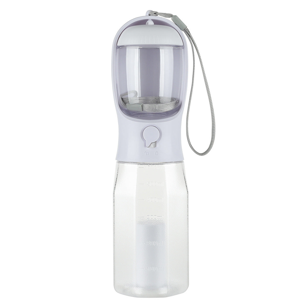 3-in-1 Leak-Proof Pet Water Bottle – Includes Food Feeder & Waste Bag Dispenser