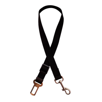 Adjustable Pet Car Seat Belt – Safety Harness Lead Clip for Dogs & Cats
