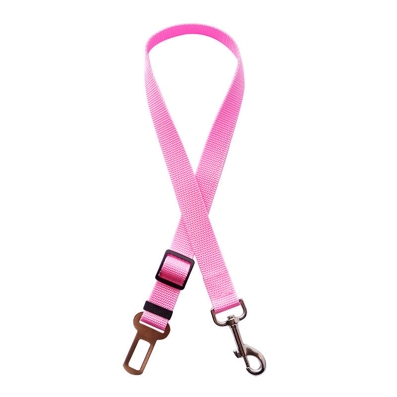 Adjustable Pet Car Seat Belt – Safety Harness Lead Clip for Dogs & Cats