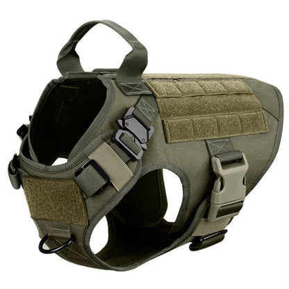 Luxury Camouflage Dog Harness & Leash Set – Durable Nylon Chest Strap for Pets