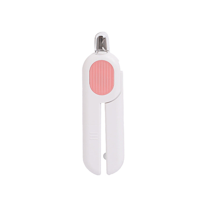 LED Pet Nail Clippers – Safe Trimming for Dogs & Cats with Circular Blade & Anti-Overcut Design