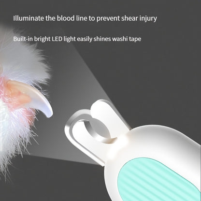 LED Pet Nail Clippers – Safe Trimming for Dogs & Cats with Circular Blade & Anti-Overcut Design