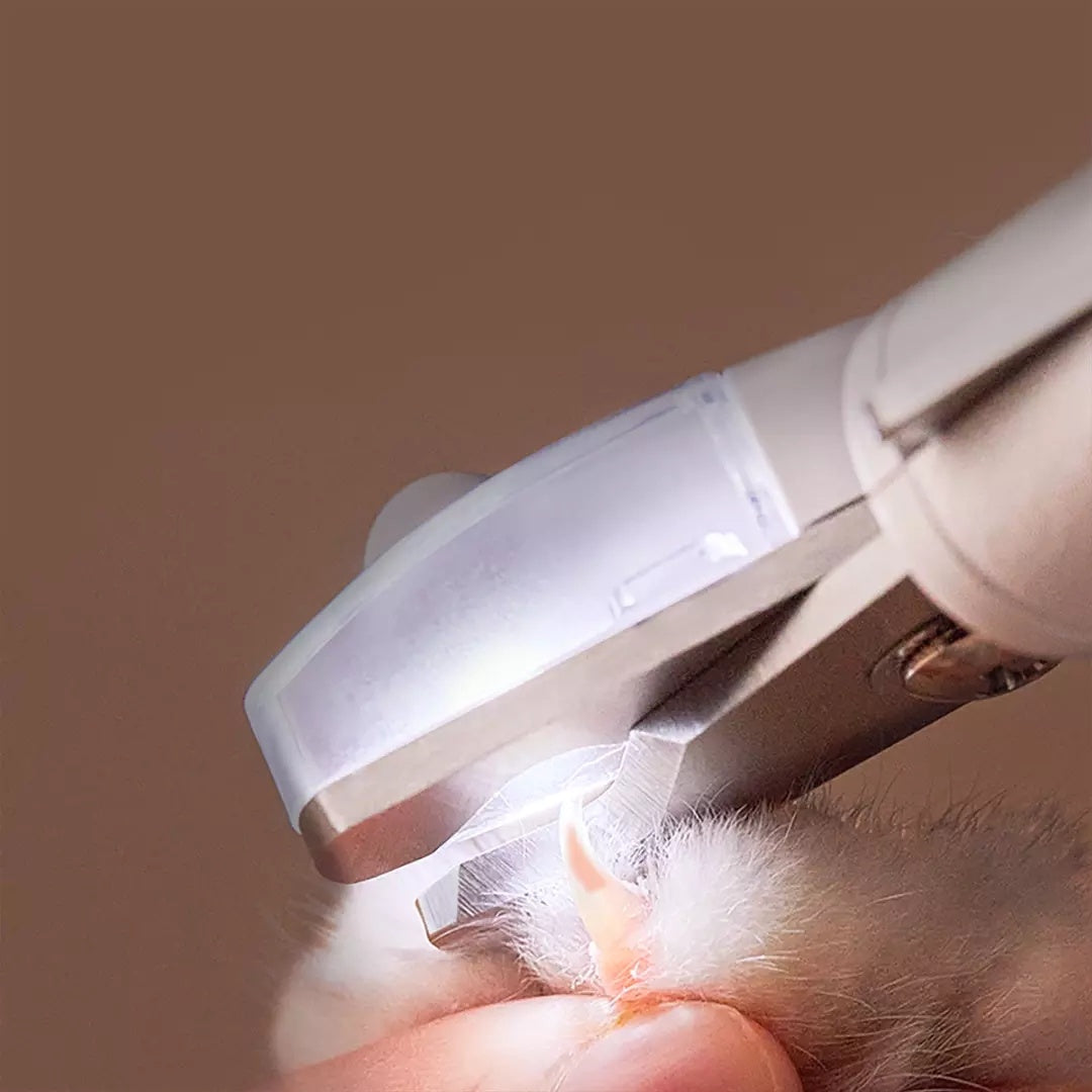 Professional Pet Nail Clippers with LED Light – Safe Nail Trimmer for Dogs & Cats
