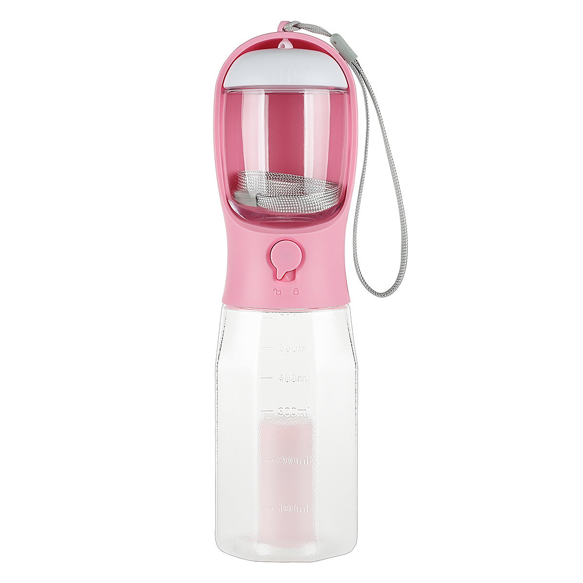 3-in-1 Leak-Proof Pet Water Bottle – Includes Food Feeder & Waste Bag Dispenser