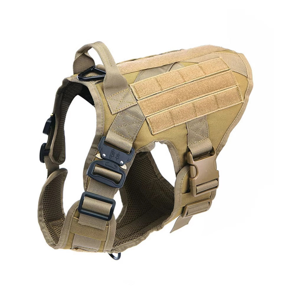 Luxury Camouflage Dog Harness & Leash Set – Durable Nylon Chest Strap for Pets