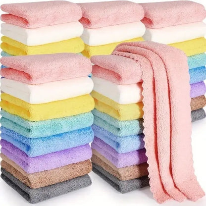 20-Pack Solid Color Towels – Super Absorbent, Quick-Drying, Perfect for Home, Office & Travel
